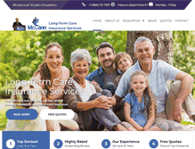 Tablet Screenshot of mccannltc.net